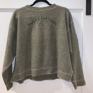 Harley Davidson Grey Oatmeal Sweater